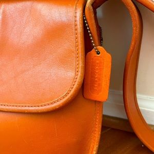 Rare coach bag in orange!